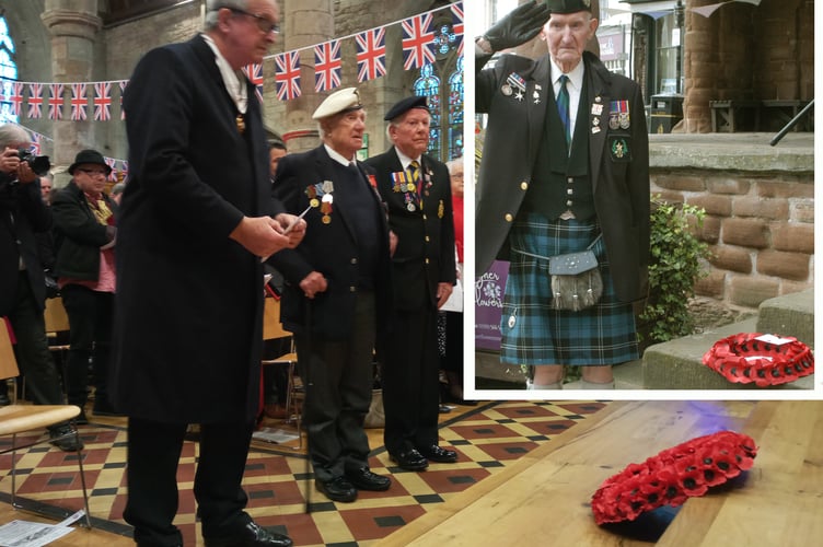 VE Day Church service