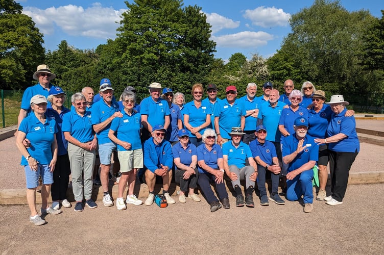 Members of Wilton Bridge and City of Bath Petanque clubs enjoyed a friendly match in the sunshine