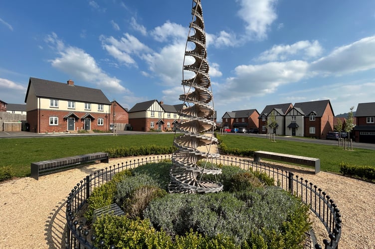 A street scene at St Mary's Garden Village.