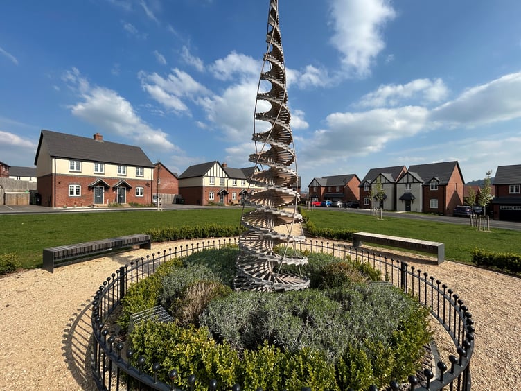 A street scene at St Mary's Garden Village.