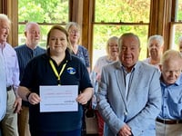 Catholic men's group donates £1,725 to EnviroAbility