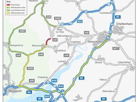 A40 Whitchurch to Monmouth to close for overnight drainage repairs