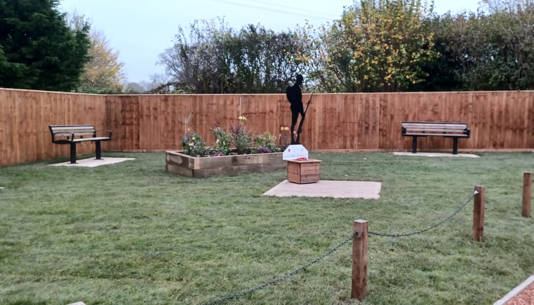 GV of memorial garden