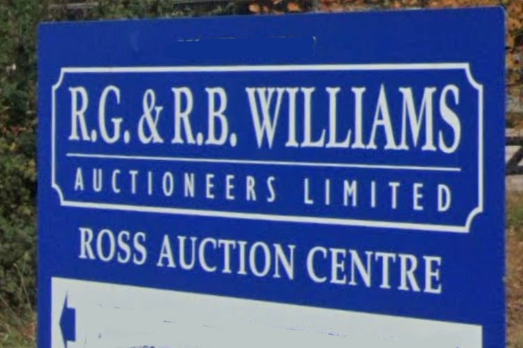 Auction sign