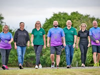 150-mile charity walk for mental health awareness