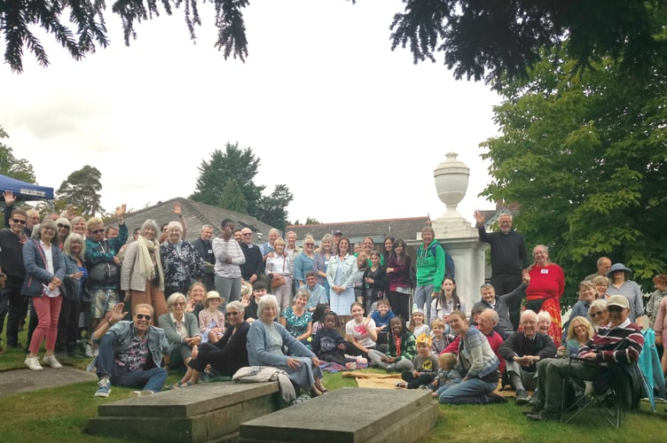 Picnic at a church