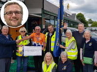 Donation made to charity in memory of Phil Johnson