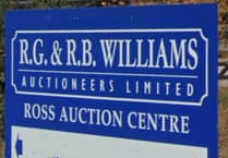 Ross-on-Wye livestock market peaks at £3,069