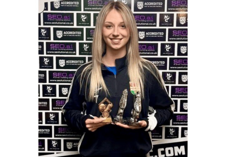 Macy Walker scooped three awards at the Ross Juniors Women's presentation night