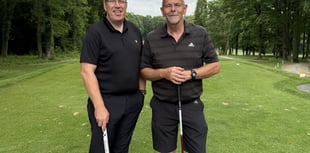 By George – duo win stableford by six points!
