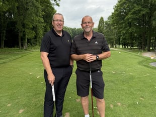 By George – duo win stableford by six points!
