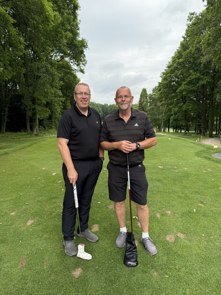 Keith Flitton and Paul Dobbs won the George Griffiths Greensomes stableford