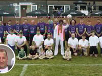 Football match honours Karl Parker