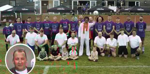 Football match honours Karl Parker