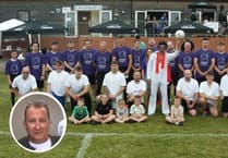 Football match honours Karl Parker