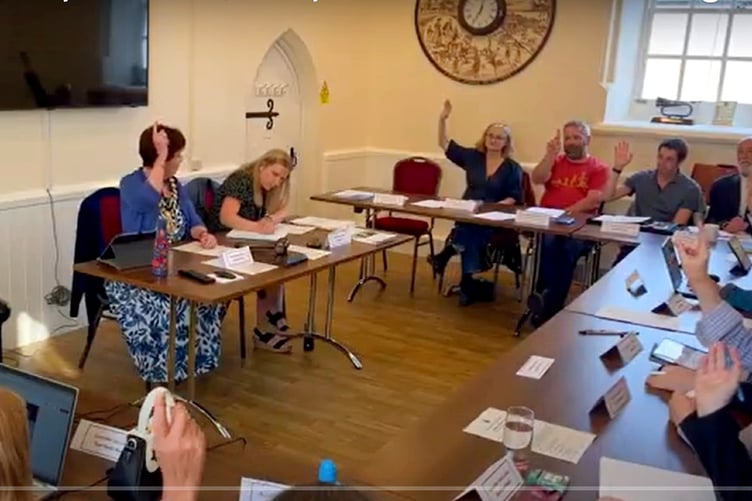 Town council meeting