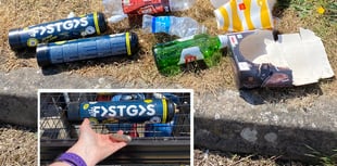 Litter picker discovers illegal nitrous oxide canisters 