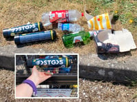 Litter picker discovers illegal nitrous oxide canisters 