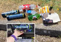 Litter picker discovers illegal nitrous oxide canisters