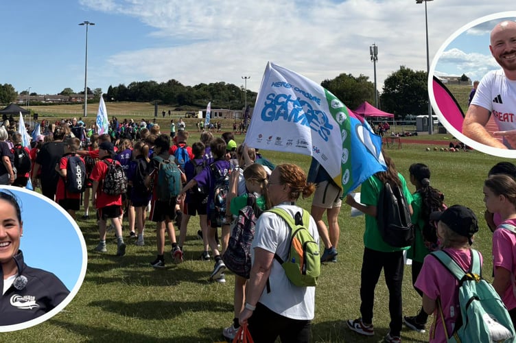 Opening ceremony of school games