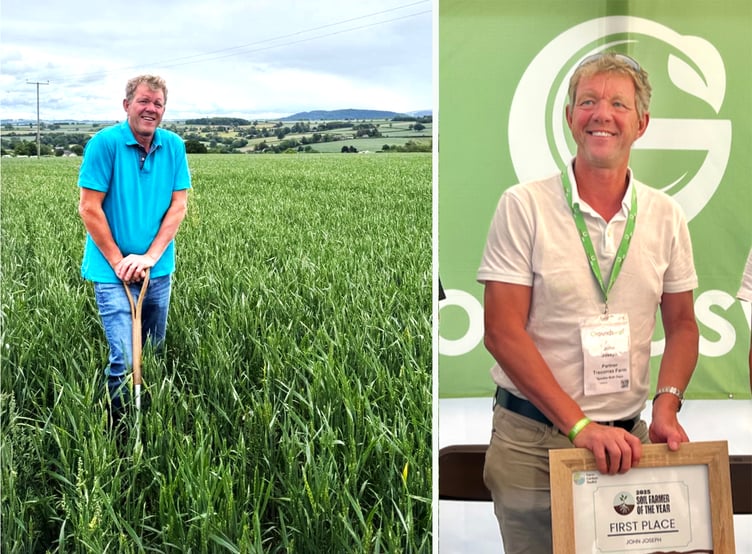 Farmer working his land