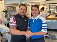 Ross junior golfing sensation Harvey shows adults the way