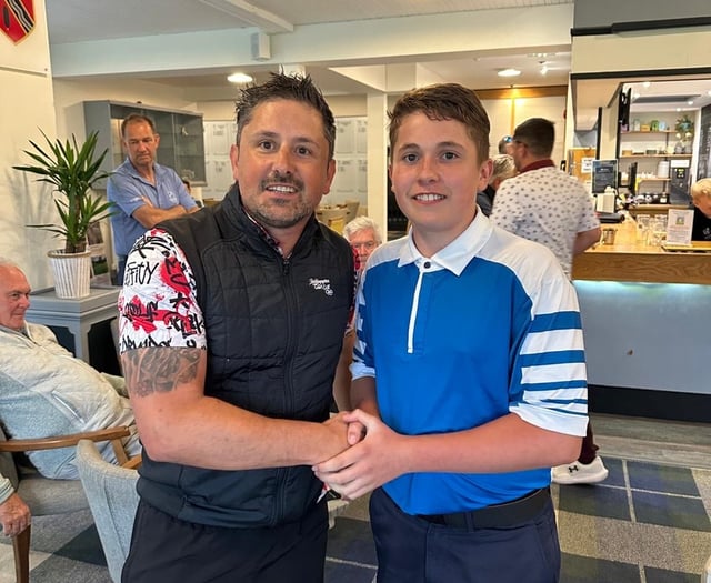 Ross junior golfing sensation Harvey shows adults the way