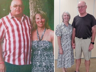 Lifestyle changes couple lose eight stone with Slimming World