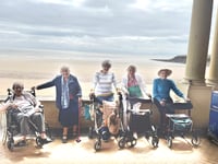 Care home residents' seaside nostalgia at Barry Island