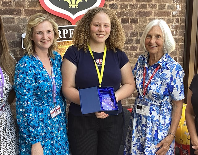 Ella wins Shawcross Prize for law aspiration