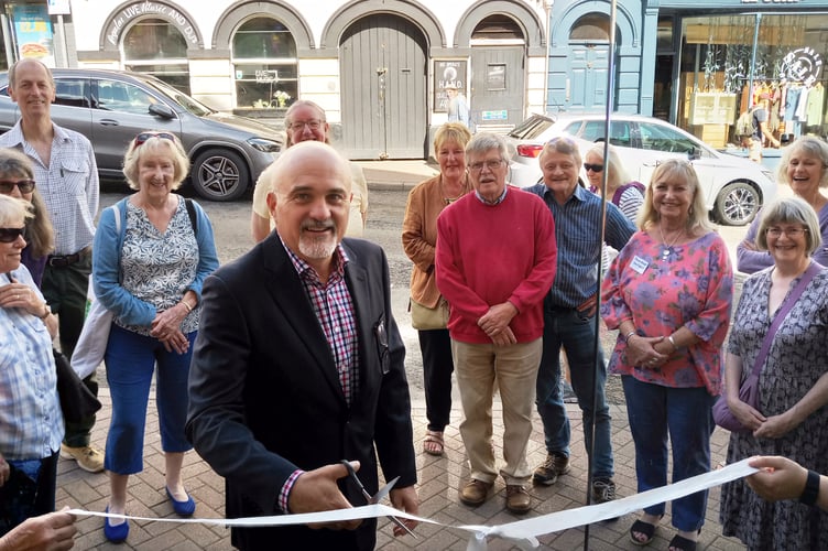 Art exhibition opening.