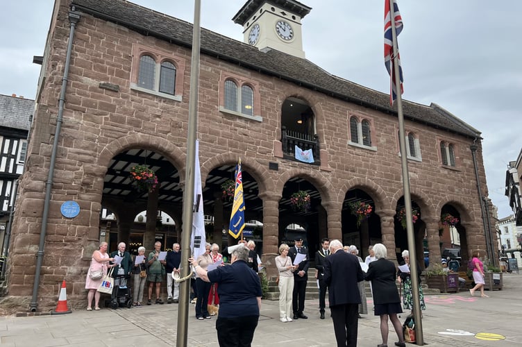 Flag raising