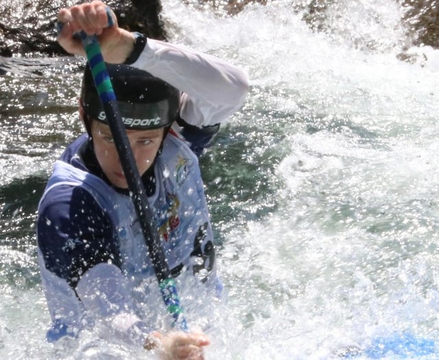 Canoeist Jake makes a splash in Macedonia 