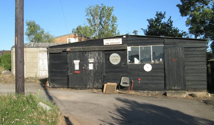 Fire wrecked the Old Saw Works