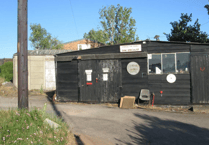 Fire-wrecked old saw works site for sale