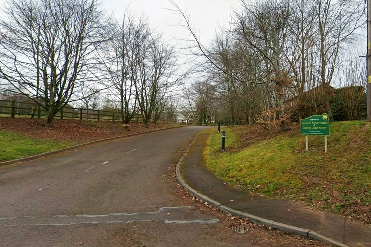 Access road to school