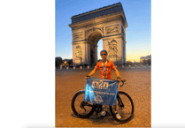 Sam goes extra mile raising £21k in 290-mile Arch to Arc challenge