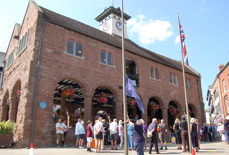 Flag raising ceremony