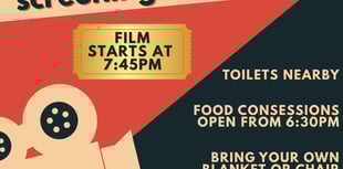 Outdoor cinema screening of Wicked at bandstand