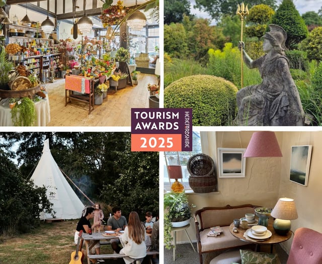 Local businesses shortlisted in Visit Herefordshire tourism awards 