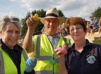 Quacking good fun at Ross Duck Race