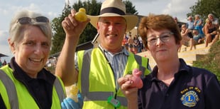 Quacking good fun at Ross Duck Race
