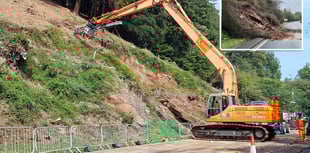 A40 rockfall removal to be completed by this winter