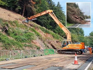 A40 rockfall removal to be completed by this winter