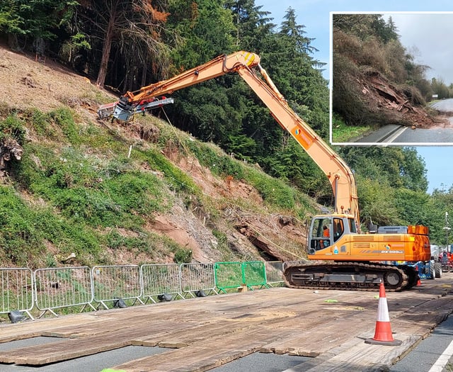 A40 rockfall removal to be completed by this winter