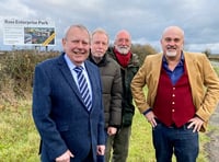 Town's long-awaited enterprise park set to open next year