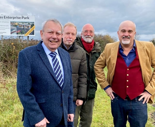 Town's long-awaited enterprise park set to open next year