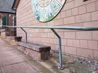 Pigeon poop problem plagues town's library