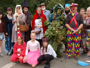 Fairytale characters delight visitors at village fete