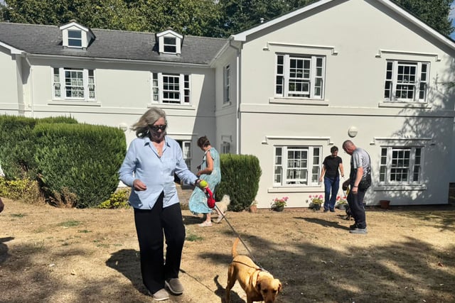 Care home hosts National Dog Day celebration